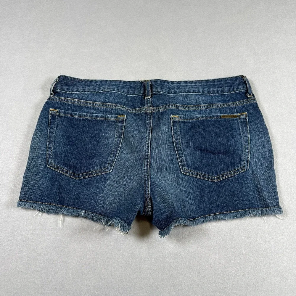 Michael Kors Womens 8 Denim Shorts Frayed Cut Off Low Rise Summer Casual Boho